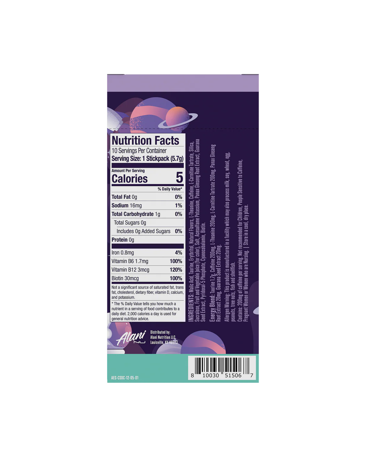 Alani Nu Energy Sticks Energy Drink 2 boxes