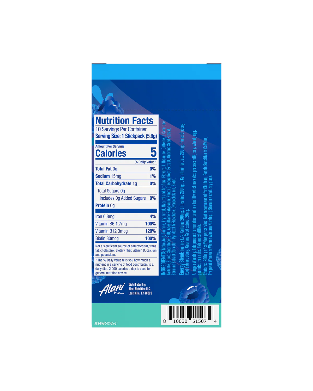 Alani Nu Energy Sticks Energy Drink 2 boxes